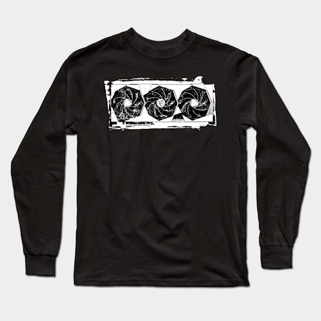 Graphic Card Long Sleeve T-Shirt by DeathAnarchy